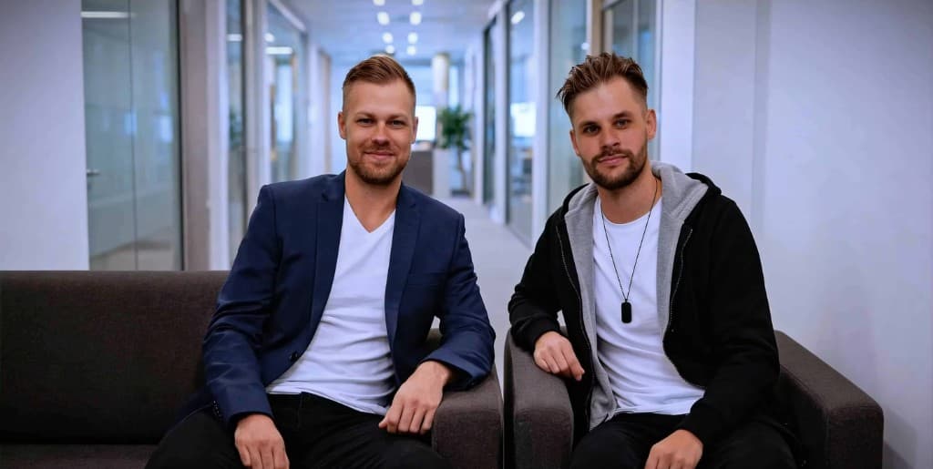 Daniel Lange og Lennie Lønbjerg — stifterne af Zuvo